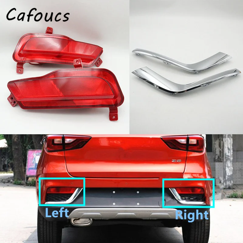 

Противотуманные фары для заднего бампера, отражатель, стоп-сигнал, стоп-сигнал, декоративная полоса для MG ZS 2017 2018 2019