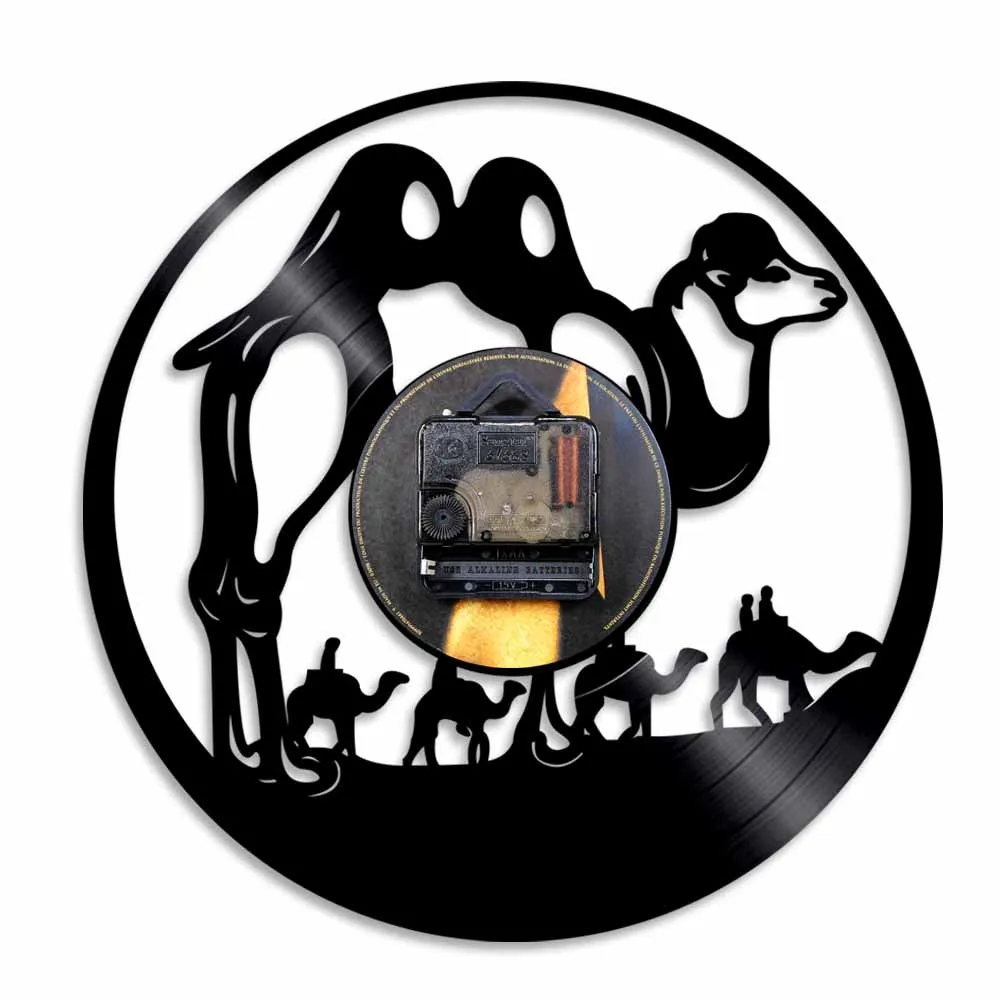 Настенные часы Camelcade виниловые для записи в виде дезертов и животных настенные