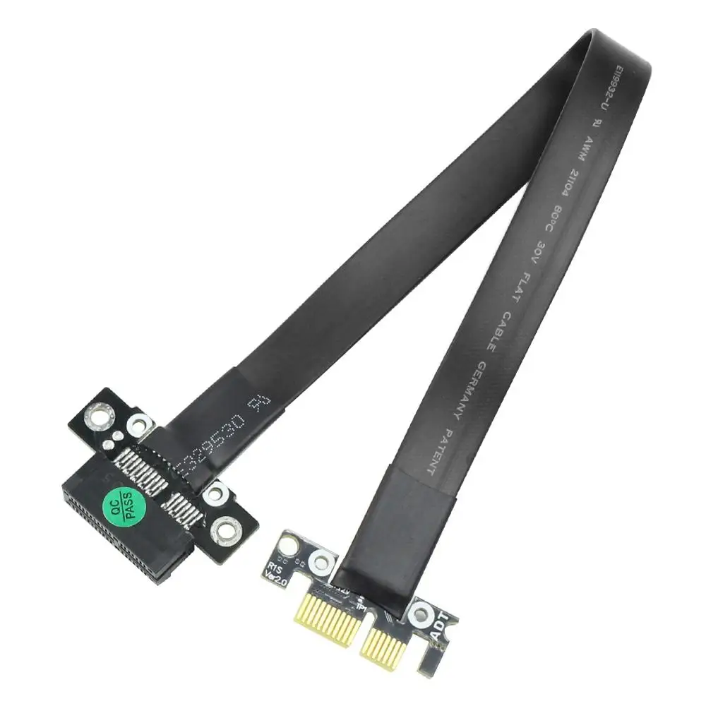 Riser PCI Express PCIe Gen3.0 x1 x16 удлинитель для графической карты майнинга 25 см E 1x16x3 0 R11SF без