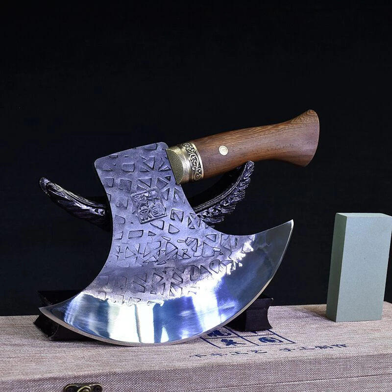 Лунцюань призрак ручной писатель с костью Чоппер топор специальный костный
