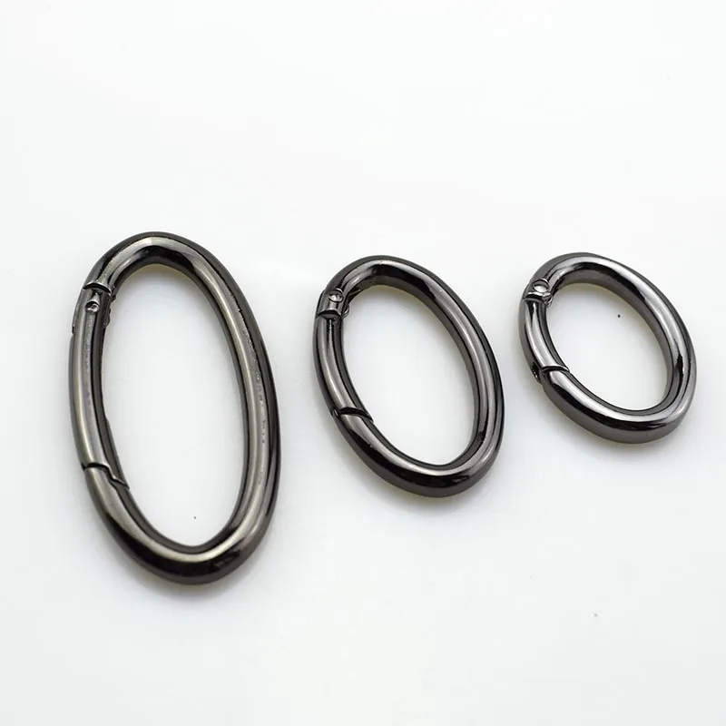 Meetee 5pcs 25/29/37/54mm Oval Ring Openable Leather Bag Belt Strap Dog Chain Buckles DIY Snap Clasp Clip Trigger Accessories | Дом и сад