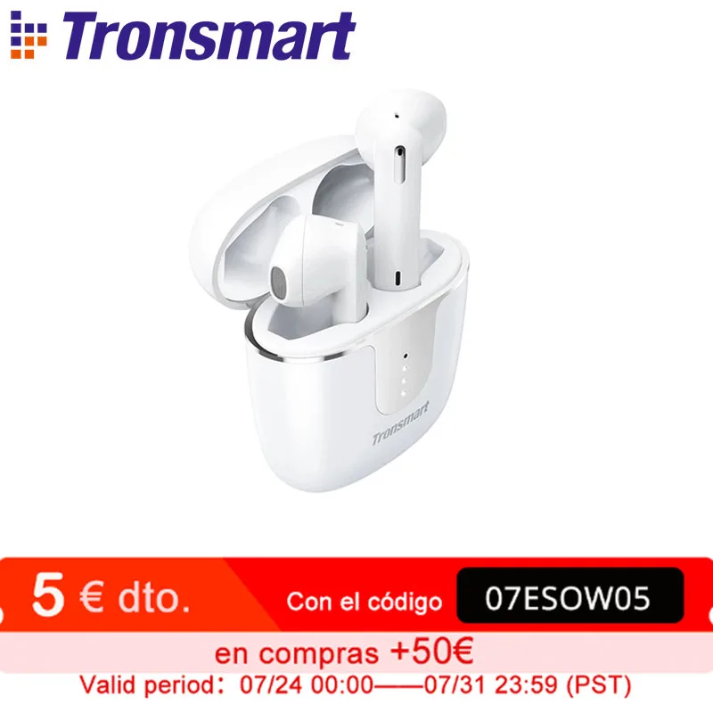 Tronsmart Onyx Ace Bluetooth 5.0 Earphones Qualcomm aptX Wireless Earbuds Noise Cancellation with 4 Microphones,24H Playtime