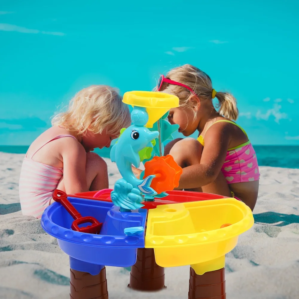 

1 Set Funny Beach Plaything Kit Sand Plaything Table Kids Educational