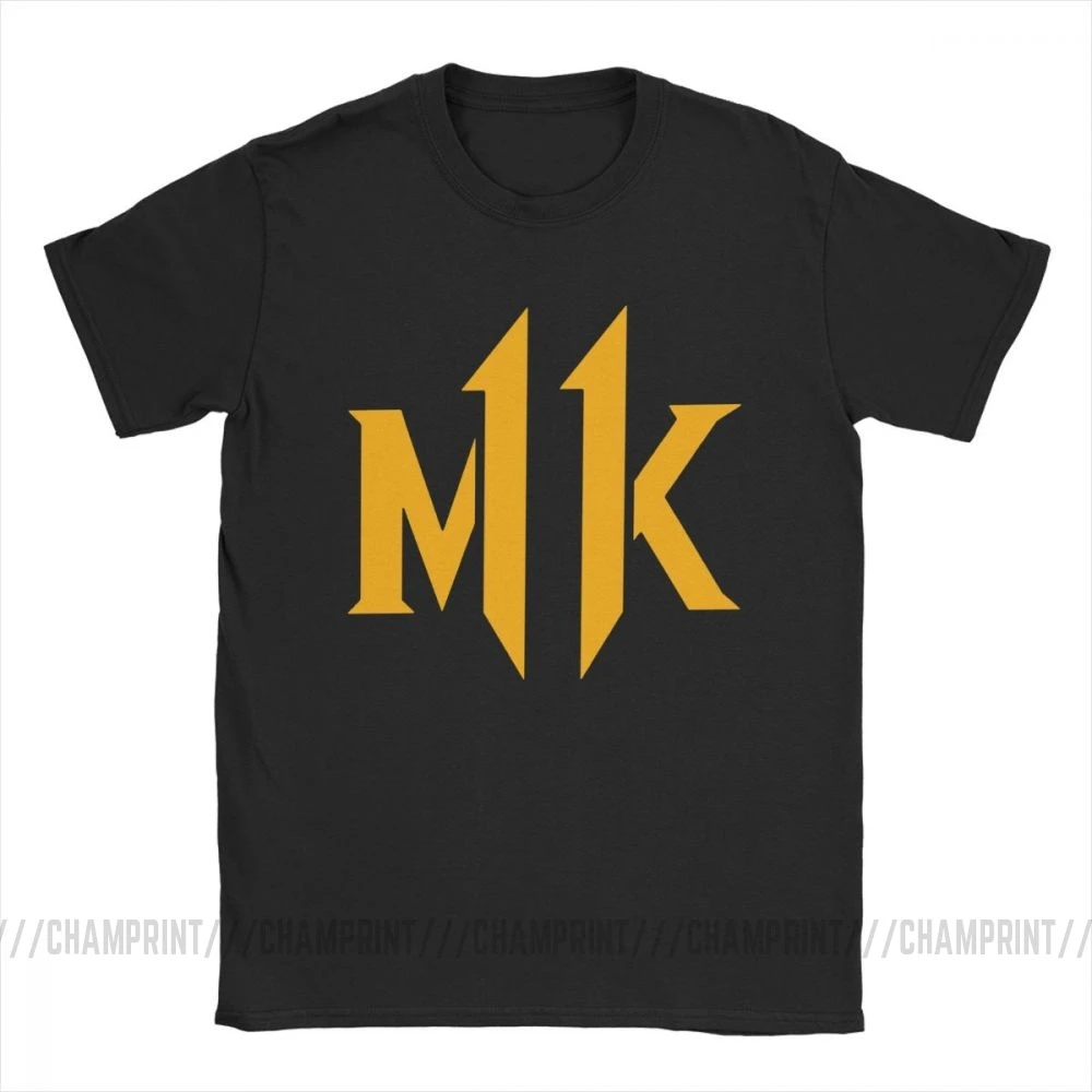 Мужские футболки с логотипом Mortal Kombat популярная футболка Mk11 для файтингов