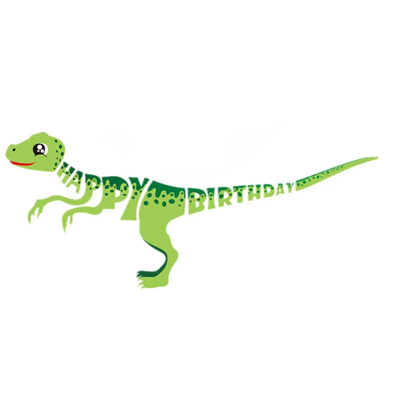 

1set Happy Birthday Banners Dinosaur Party Decor Latex Balloons Baby Shower Birthday Party Decorations Kids Event Party Supplies