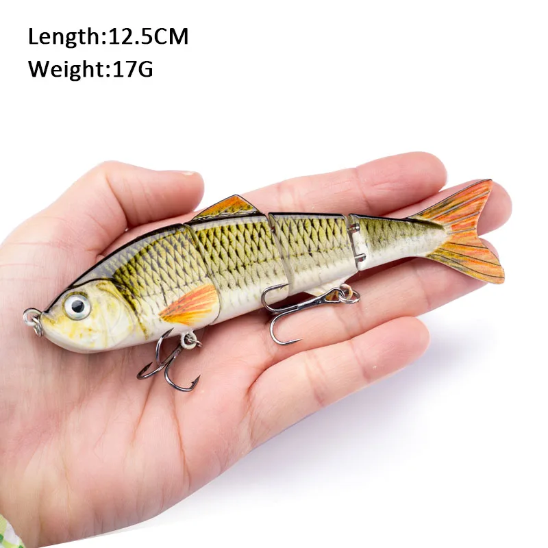 2020 мульти Соединенные Swimbaits 125 мм/17 г рыболовные приманки наживки приманка для
