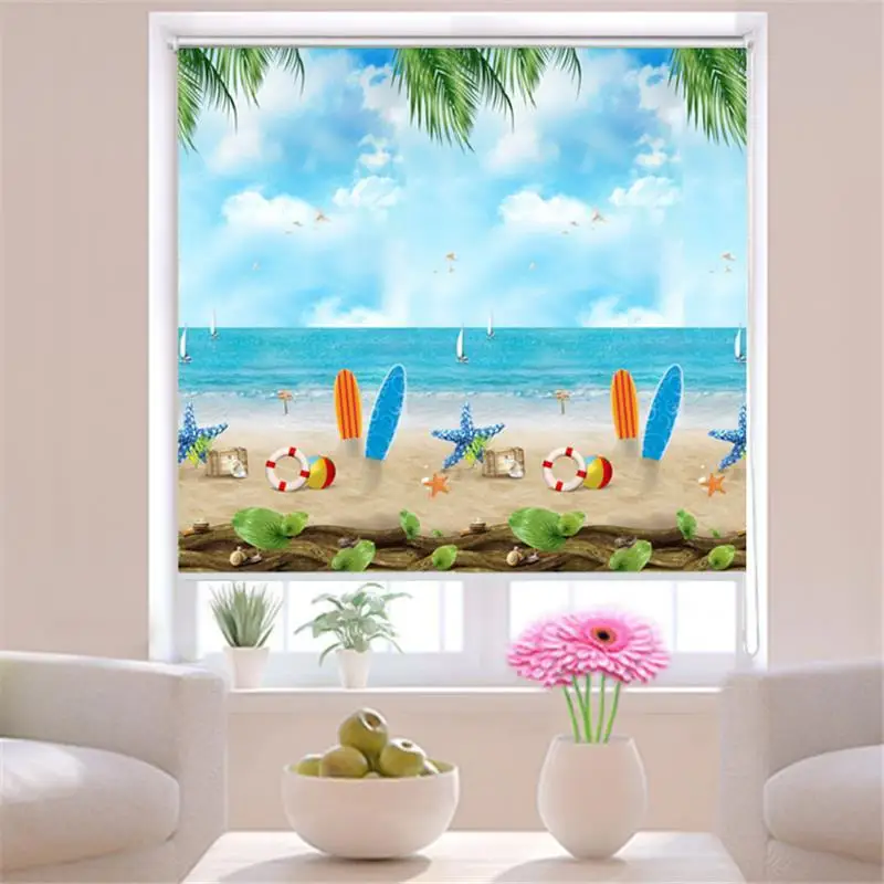 Декоративные жалюзи для дома персиковые шторы окон рулонные жалюзи|Жалюзи и