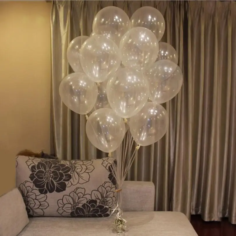 10 шт. 5 12 дюймов прозрачные латексные шары свадебные украшения волшебные