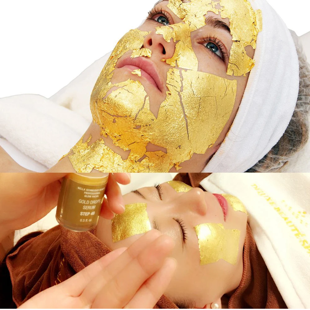 8*8 см 24 к листочек из съедобного золота фольгированные листы свободная посылка