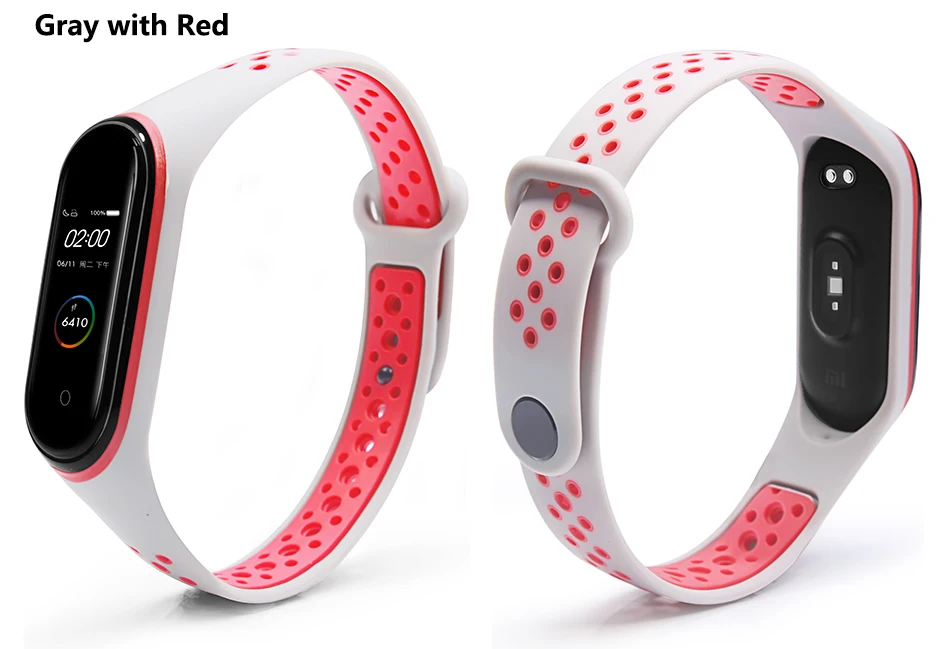 Спортивный ремешок BOORUI mi band 4, удобный ремешок pulseira mi band 4, аксессуары, силиконовый ремешок для xiaomi mi band 4