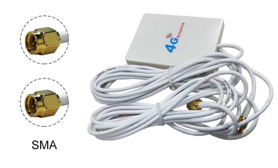 Wifi антенна antena 4g усилитель сигнала сотовой сети автомобильный пункт модем sma 3g hf телефон longo alcance сигнал маршрутизатор Lte gsm Wi-Fi carro