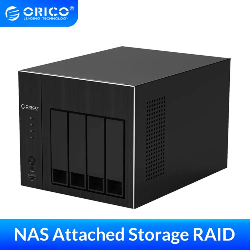 Док станция ORICO для HDD 2 5 3 дюйма чехол хранения NAS 4 Bay с поддержкой сети RAID SATA к USB3.0