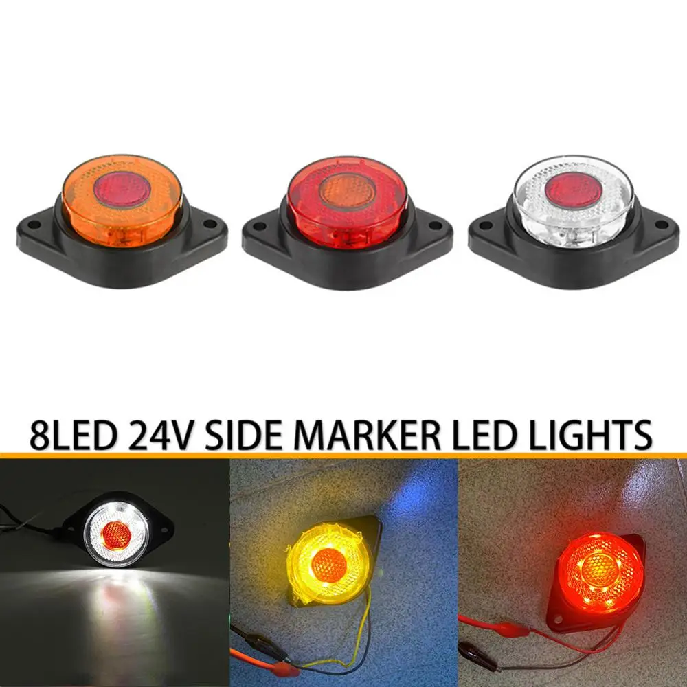 2 шт. 8 светодиодов габаритные огни для грузовика прицепа | Автомобили и мотоциклы