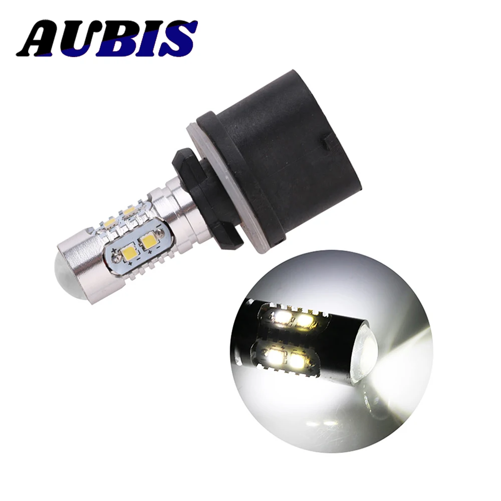 

2pcs High Power DRL Lamps 10SMD 880 2323 10SMD LED Fog Lamp Replacement LED Bulbs For Car Daytime Running Lights White 12V