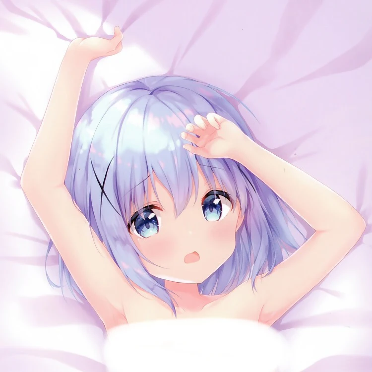 Горячее аниме-это заказ кролика? Кафuu Чино милая девушка дакимакура обнимающая