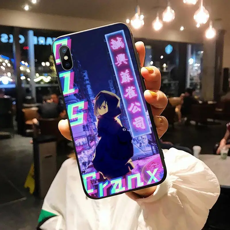 

Vaporwave Glitch anime design fashion high quality Phone Case for iPhone 11 12 pro XS MAX 8 7 6 6S Plus X 5S SE 2020 XR