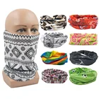 Походные шарфы, унисекс полиэстер, дышащий воротник, ветрозащитный, анти-УФ шейный чехол, маска для лица, рыбалки, охоты, велосипедная бандана