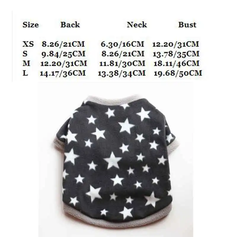 Одежда для кошек домашних животных Флисовая толстовка собак Щенок йоркширского