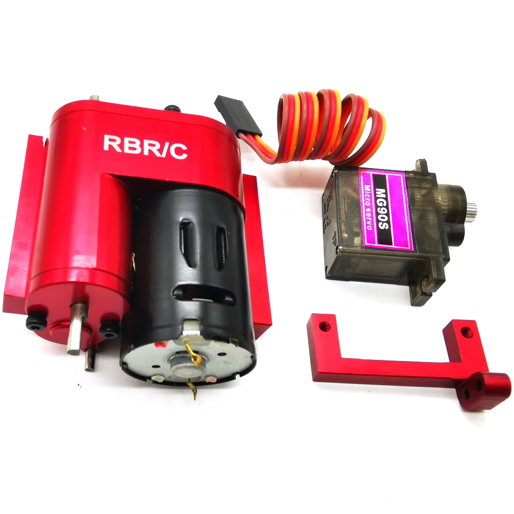 

Climbing Remote Control Car Gearbox Repair Durable Multifunction Metal Off Road Easy Install Replacement Parts For WPL MN