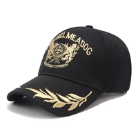 new wheat embroidered baseball cap casual double lion cap outdoor sun shading sun cap