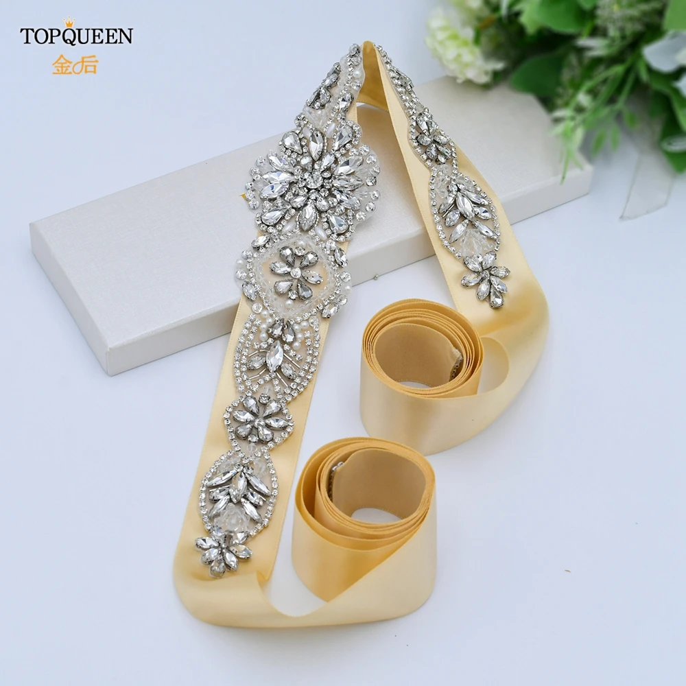 TOPQUEEN S433 пояса для свадебного платья Свадебный ремень с крестом свадебное платье