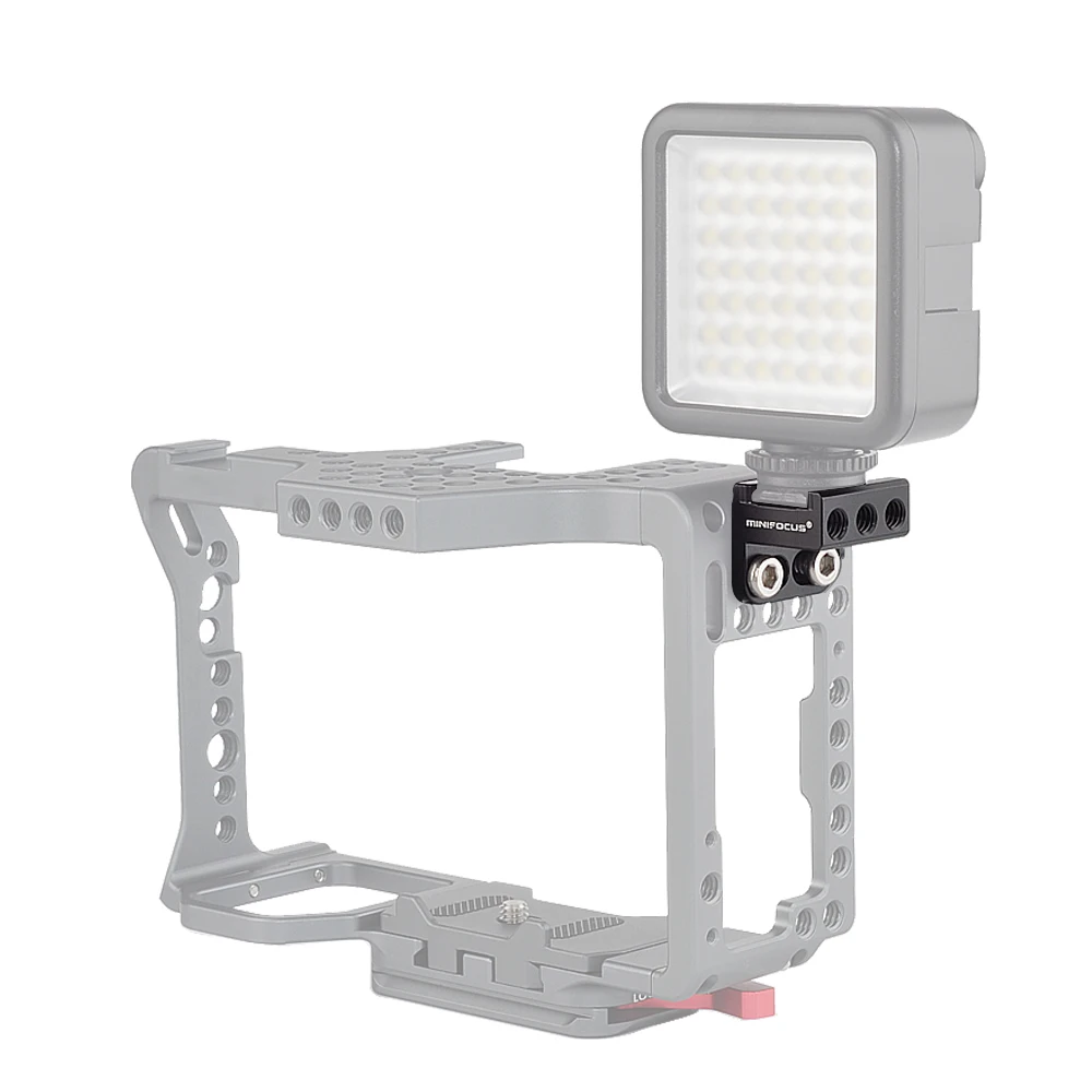 MINIFOCUS 90 градусов Холодный башмак адаптер для камеры/верхняя пластина/L кронштейн