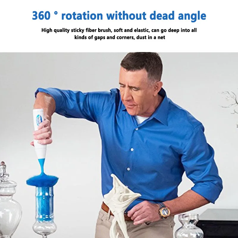 Новый Электрический спин Duster щетка из перьев для уборки пыли кисточки