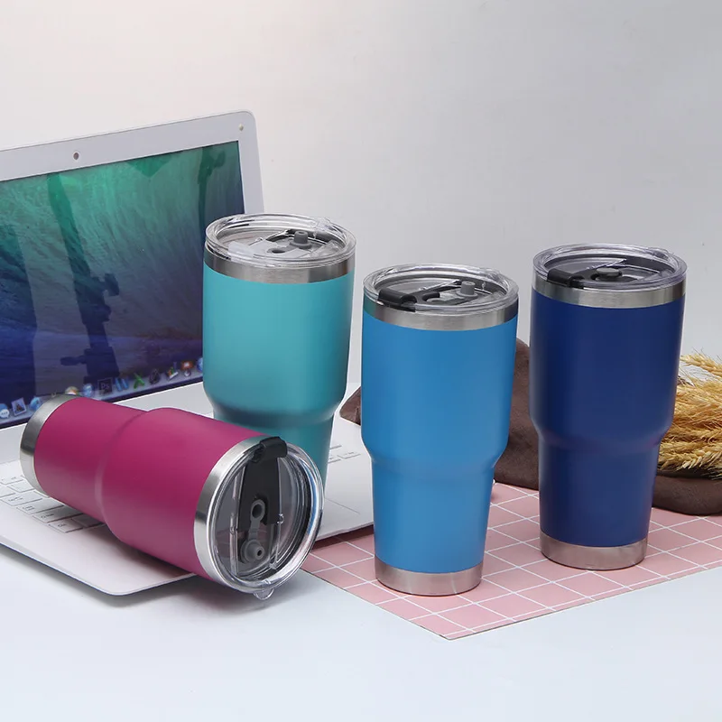 Дорожная кружка объемом 30 унций изолированная из нержавеющей стали