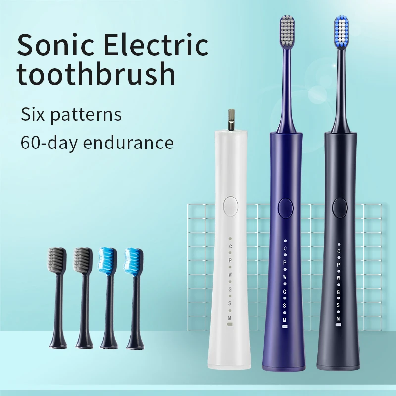 Sonic Electric Toothbrush USB Recharger Adult Brush Clean Toothbrush Holder With 5pcs Toothbursh Heads Dental Recommend enlarge
