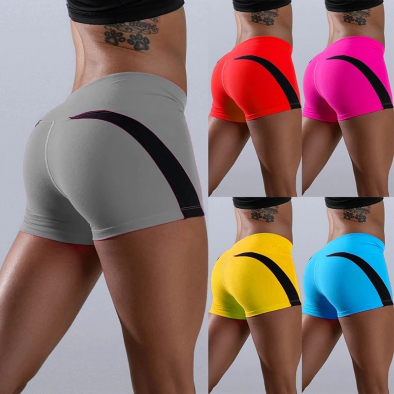 

2022 Women Sports Yoga Shorts Workout Fitness Running Sport Female Shorts Cotton High Waist Gym Cycling Sport Shorts