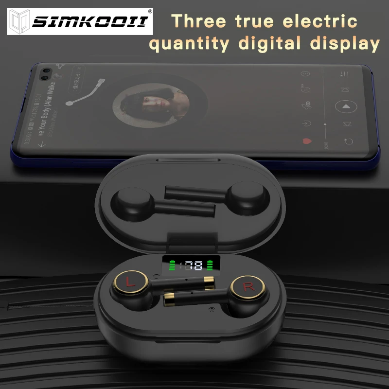 Беспроводные наушники SIMKOOII L2pro с шумоподавлением Bluetooth 5 1 сенсорным управлением