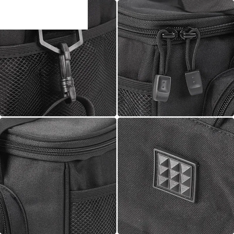 

Large Waterproof Fishing Tackle Bag Case Bait Box Shoulder Strap Pocket Fishing Gear Canvas Bag Three Color Optional