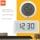 Беспроводные цифровые часы Xiaomi Mijia BT4.0, умные часы для помещения и улицы, гидрометр, термометр, ЖК-экран, измерение температуры