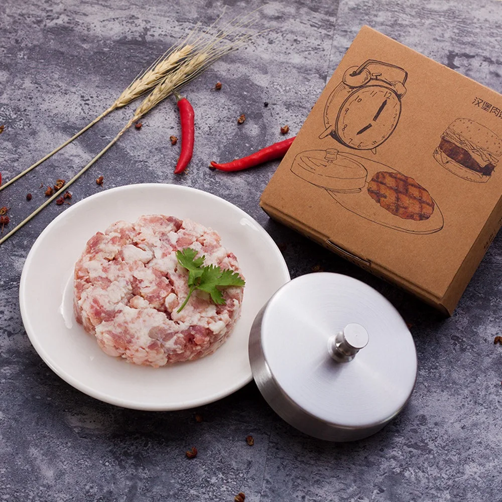 

Stainless steel Non-stick Hamburger Beef Burger Press DIY Mould Maker Mold Stainless Steel BBQ Barbecue Kitchen Tool