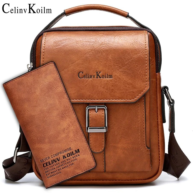 CELINV KOILM New Shoulder Bags Multifunction for Men Messnger Bag Pack Crossbody Waterproof Messenger Handbag Male Business