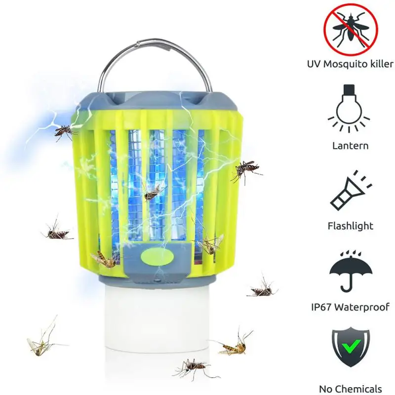 

USB Charging Mosquito Killer Trap LED Night Lights Lamp Bug Insect Lights Killing Pest Repeller Camping Light IP67 Waterproof