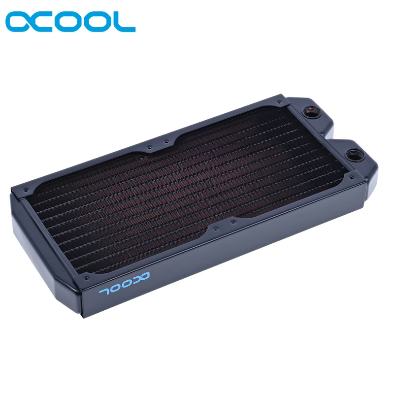 Оригинальный Alphacool ST30 медь 240 мм радиатор 12 см вентилятор 30 Толщина G1/4 &quotCooler