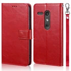 Роскошный кожаный чехол-книжка для телефона Motorola Moto G XT1028 XT1032 XT1031, Оригинальный чехол-книжка с подставкой