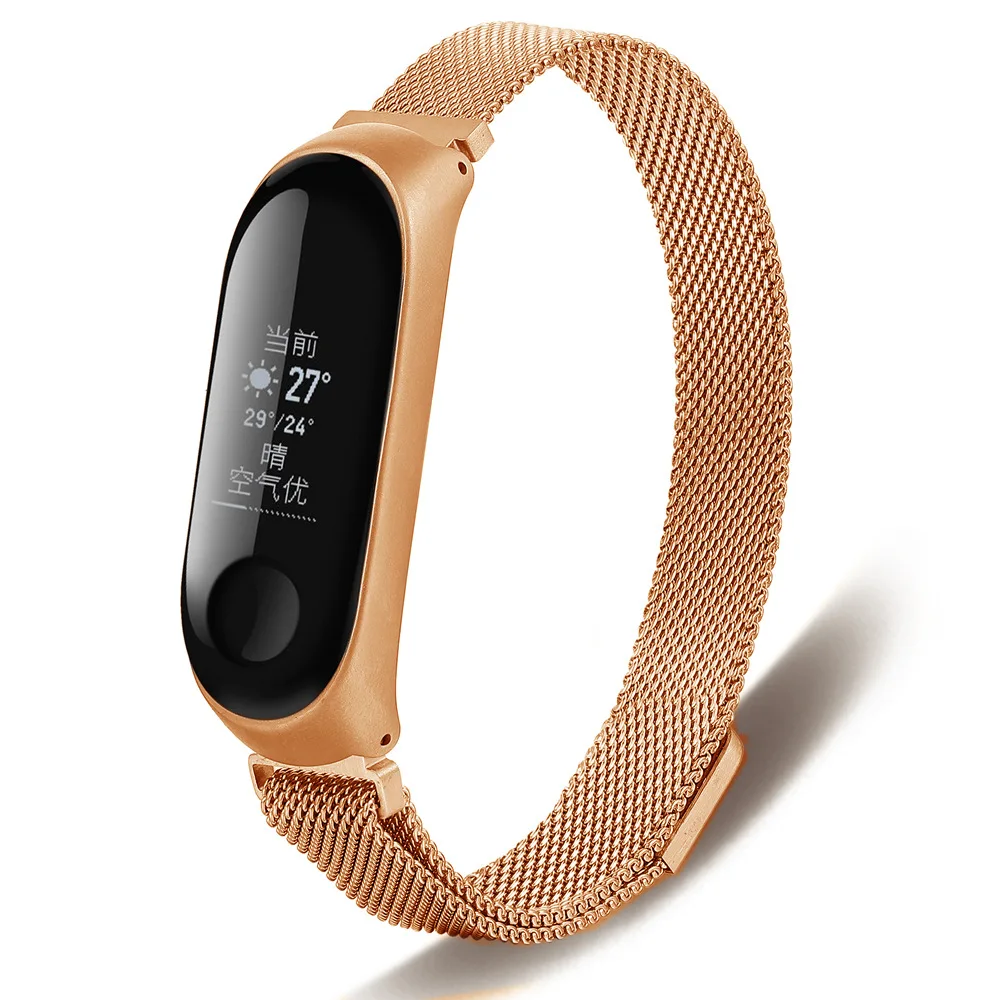 Для mi band 3 металлический ремешок для Xiao mi Ремешок Браслет без винтов для Xiao mi Band 3 браслет Correa для Xiao mi Band 3 браслет на запястье