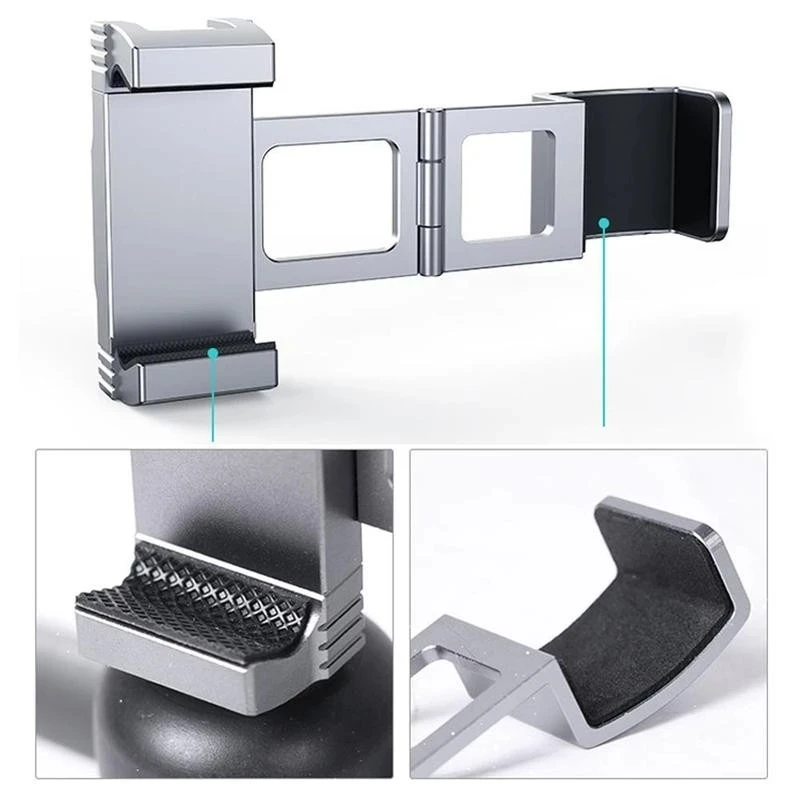 

Metal Smartphone Clamp Mount Foldable Holder May Collocation Tripod for POCKET 2 / OSMO POCKET Camera Accessories