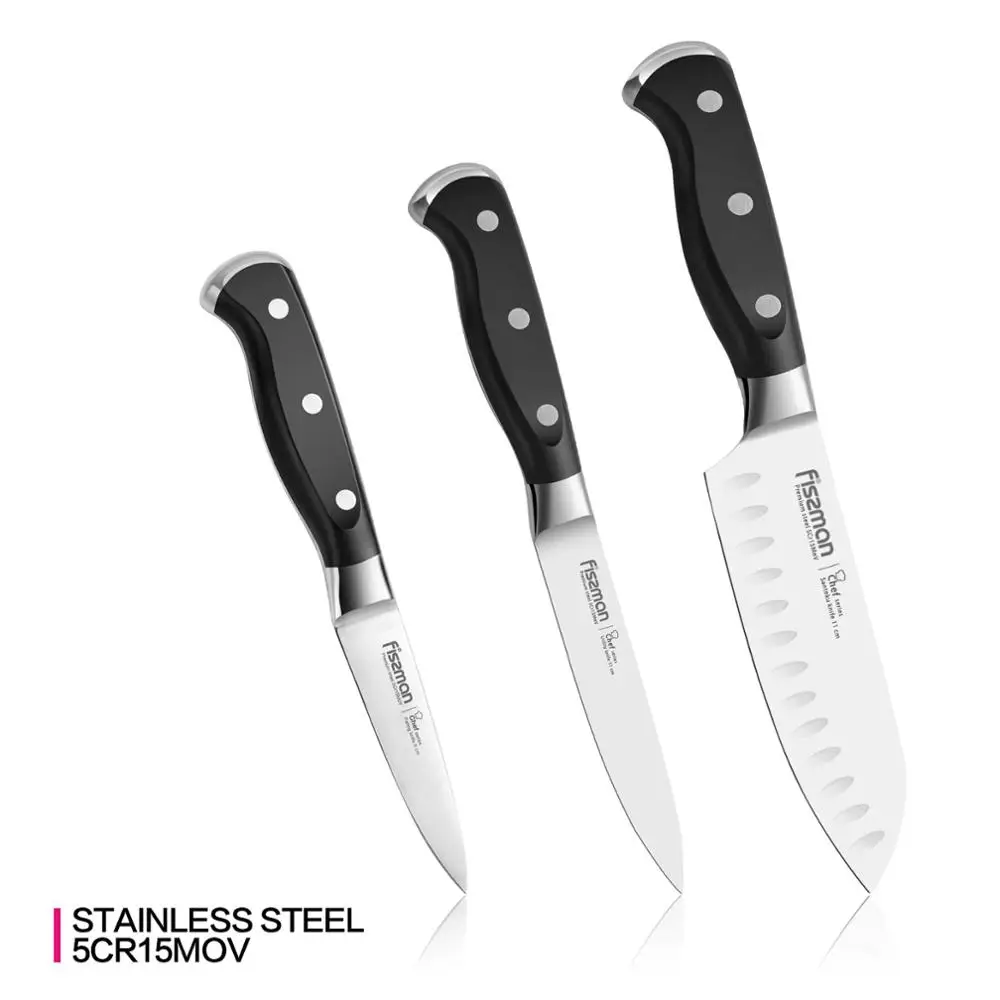 Кухонные ножи серии Chef FISSMAN высокопроизводительный немецкий стальной