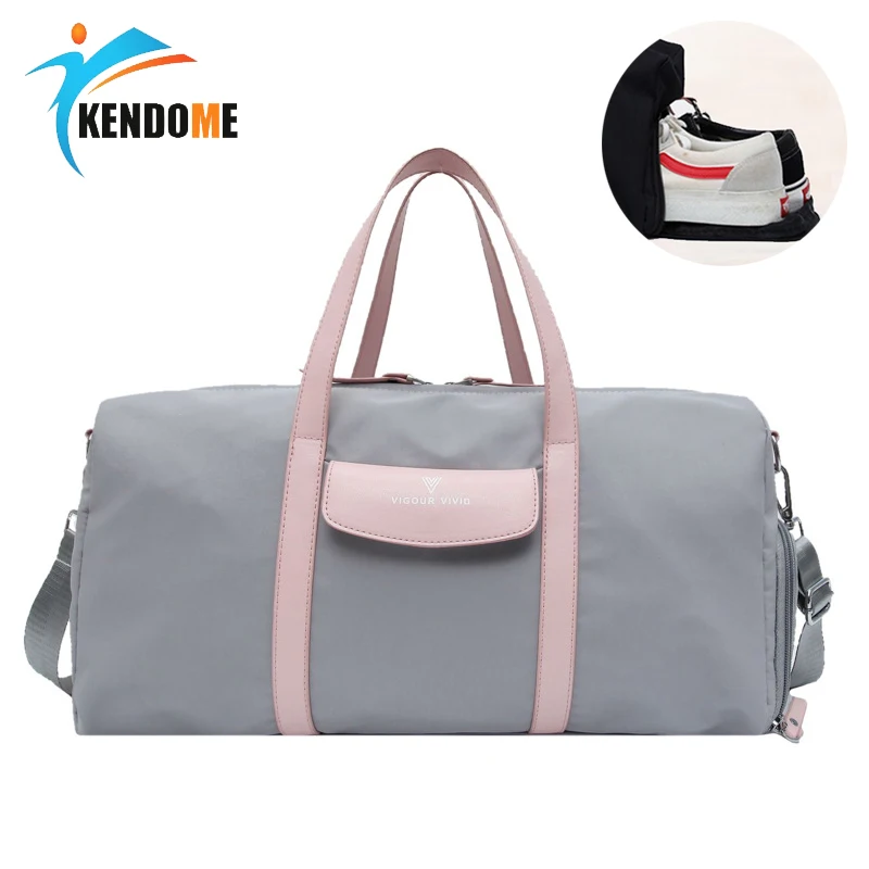 Женская спортивная сумка для фитнеса большая занятий йогой на плечо независимая