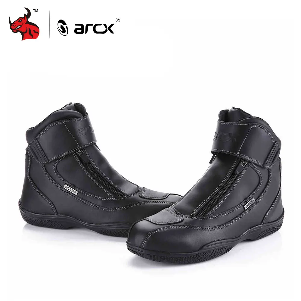 Мотоциклетные ботинки ARCX из натуральной коровьей кожи водонепроницаемые для
