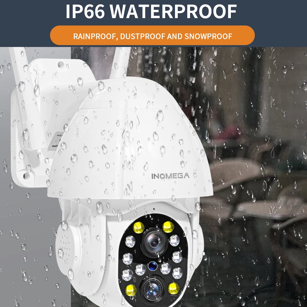 IP камера видеонаблюдения INQMEGA 2 МП 4 пикселей 1080P PTZ Wi Fi|Камеры видеонаблюдения| |