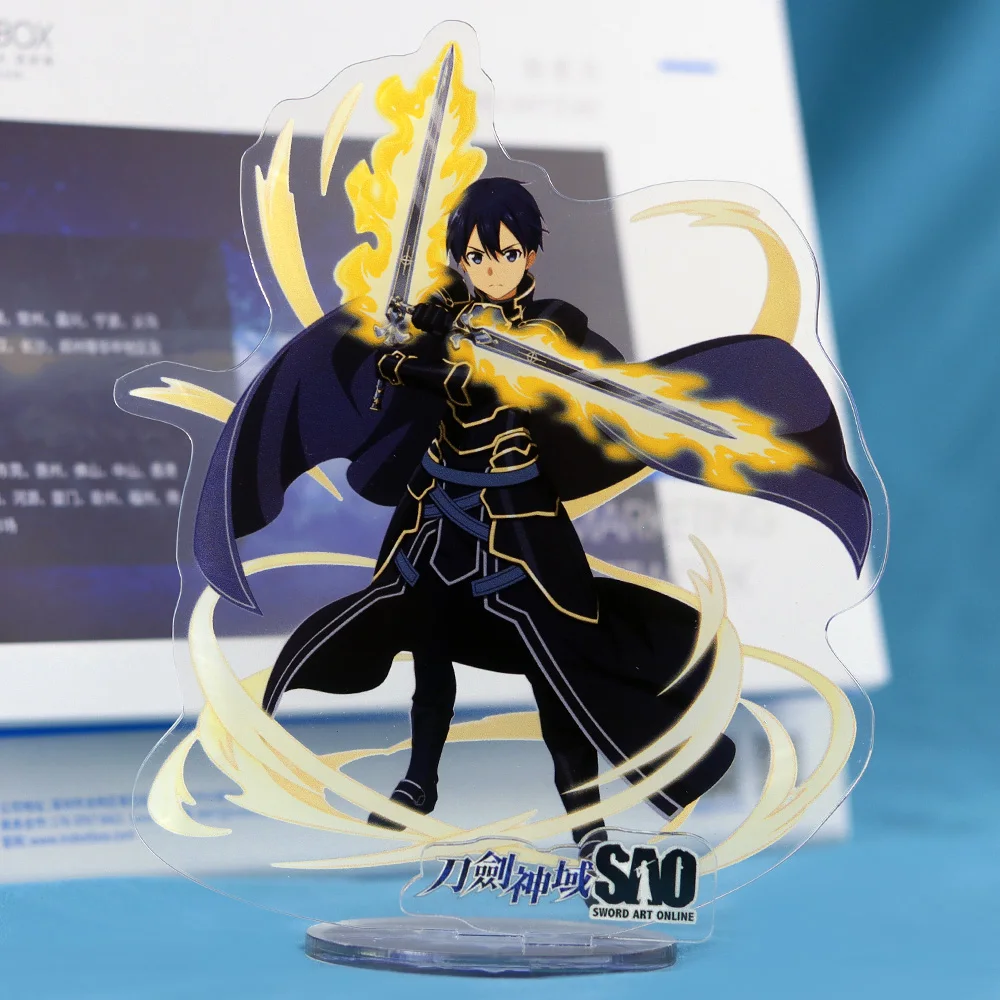 

SAO Kirigaya Kazuto Yuuki Asuna Cosplay Character Stand Anime Sword Art Online Kawaii Collections Gifts