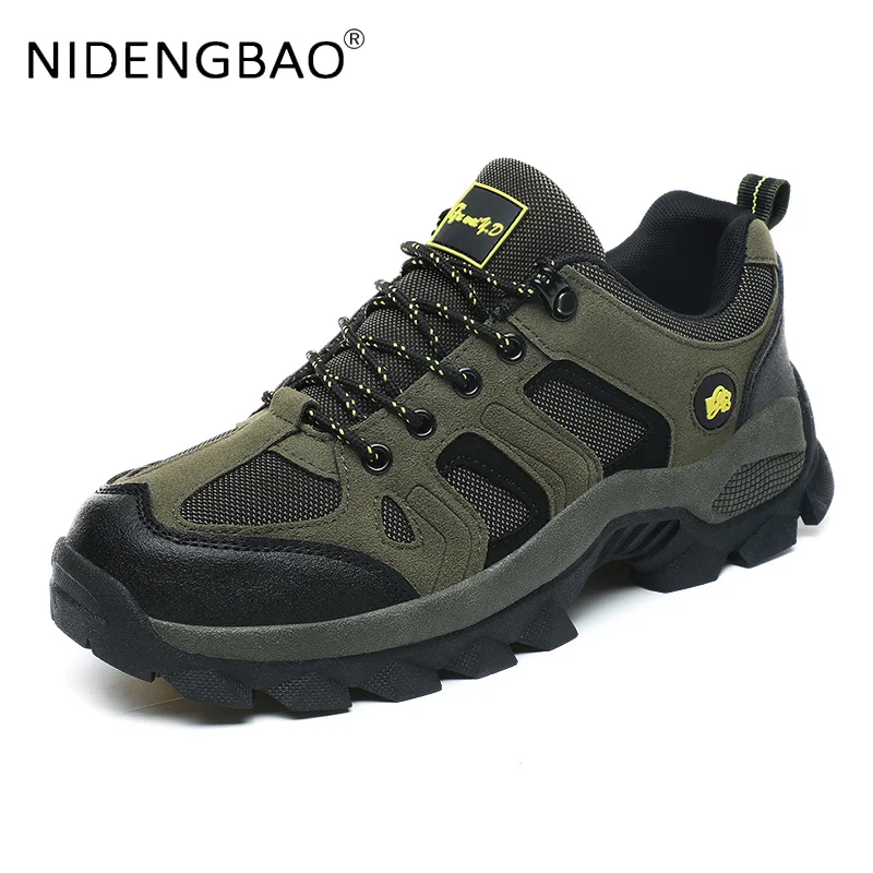 Men Hiking Shoes High Quality Anti Skid Couple Outdooor Trekking Mountaining Sneakers Women Climbing Walking Sports Shoes 37-47