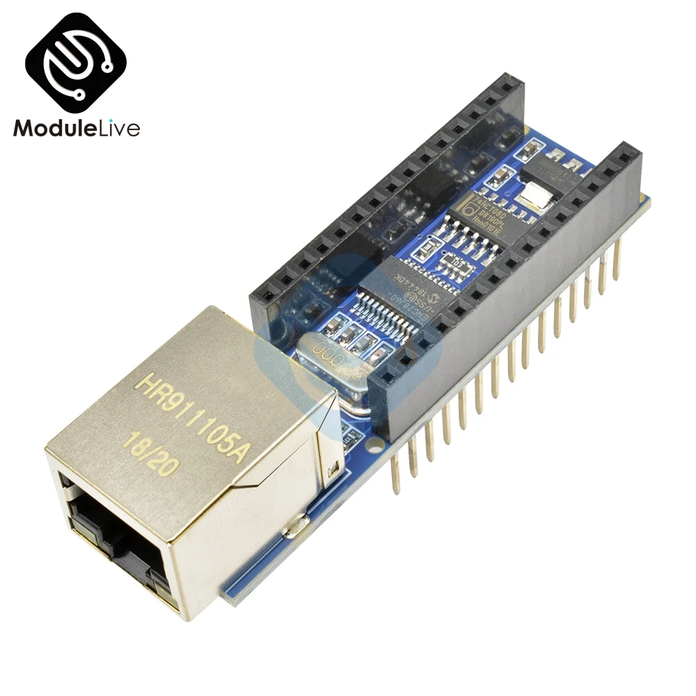 Щит Ethernet Nano V3 ENC28J60 микрочип HR911105A Модуль платы веб-сервера для Arduino 3 0 | Инструменты