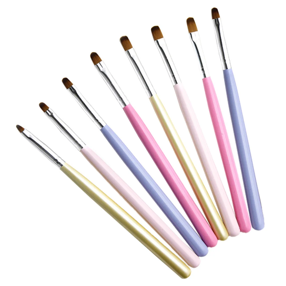 

8pcs Nail Art Brushes Nail Extension Brushes Nail Art Liner Brushes