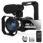 Новинка 2020, видеокамера KOMERY 4K, видеокамера с заполсветильник, видеорегистратор для потокового видео YouTube с цифровым зумом Wi-Fi 16X