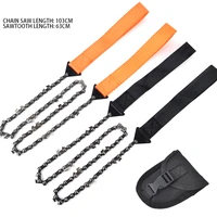 11 teeth hand zipper saw survival chain saw portable hand tool saw chainsaws emergency camping pocket wood cutting garden tools